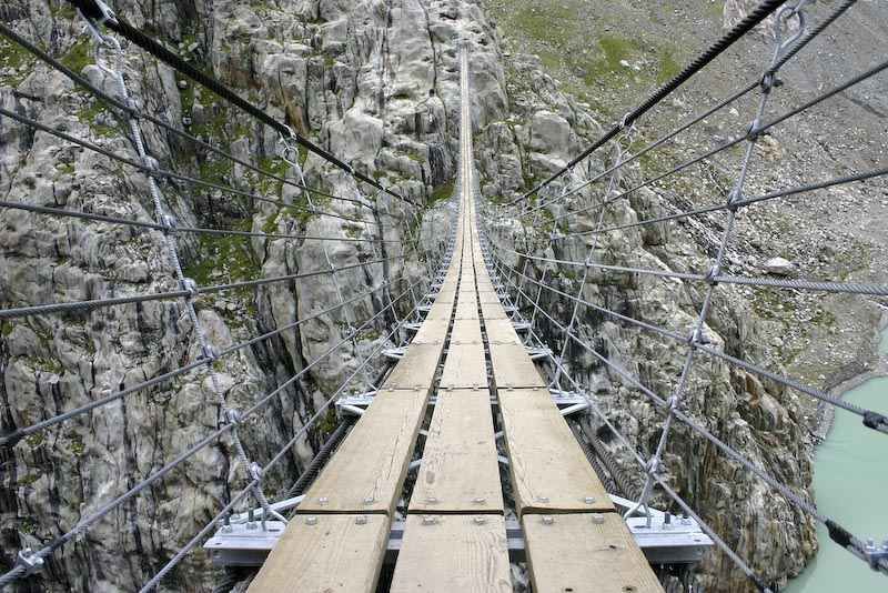 Hanging Bridge at Trift Glacier Switzerland.jpg